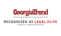 An image of the Georgia Trend badge recognizing Eo Family Law as Legal Elite